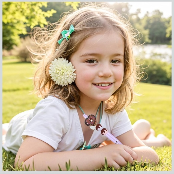 Handcrafted Doughnut Theme Pen + Kraft Journal Notebook (PINK SPRINKLE - PINK) - Picture 7 of 9